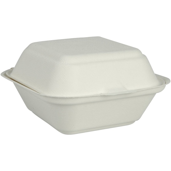 Abena Containers, To-Go, Clam Shell Burger Box w/ Hinged Lid, PK500 1999904377 - main